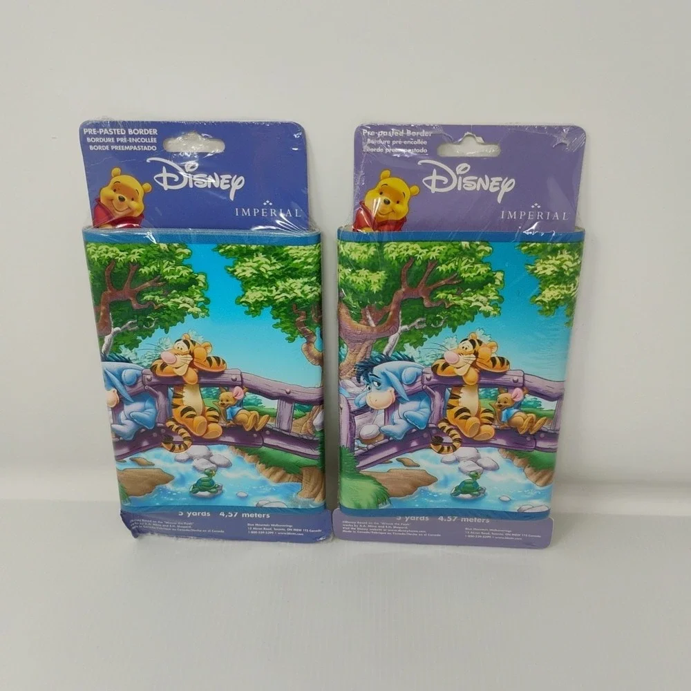 Winnie The Pooh Self Stick Wall Border‎ Disney Imperial 2 Packs 5 Yards See Note